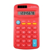 lulshou School Supplies Office Supplies Basic Standard Calculators Mini Digital Desktop Calculator With 8-Digit LCD Display, Battery Solar Power Smart Calculator Pocket Size For Home School For Kids